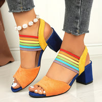 Homare - Elegante, Bequeme Sandale - Orange