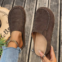 Mariselle | Damen Slip-On Loafers - Kaffee