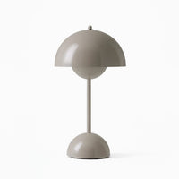 LED Tischlampe Modern Kabellos Skandi Design - Grau