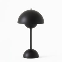 LED Tischlampe Modern Kabellos Skandi Design - Schwarz