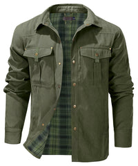 Lukas | Stylische Rover-Jacke für Herren Outdoor - KREIGSGRÜN