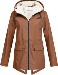 AMELIA - Outdoor-Regenmantel für Damen - Braun