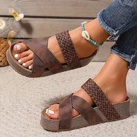 Juna | elegante sandalen damen look - Braun