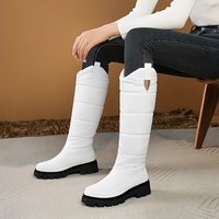 Karina - Elegante und warme Stiefel - Weiß