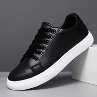 Nicholas - Stilvolle Schnür-Sneaker - Schwarz / Weiß