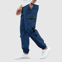 Jonas | Relaxed Fit Cargohose für Herren modern - Blau