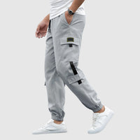 Jonas | Relaxed Fit Cargohose für Herren modern - Grau