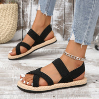 Greta | Stilvolle Sandalen Damen Trend - Schwarz