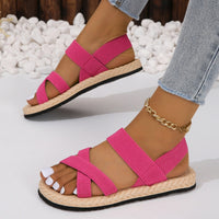 Greta | Stilvolle Sandalen Damen Trend - Rose Rot