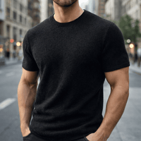 Auro | Ultra-weiches leichtes Damen-T-Shirt - Schwarz