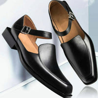 Damen Sandalen Absatz Riemen Abend - Schwarz