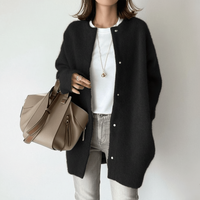Damen Cardigan Stylisch Bequem Jeden Anlass - Schwarz