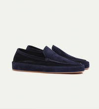 Charles | Herren Klassische Sommer Wildleder Loafer - Blau