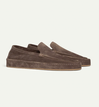 Charles | Herren Klassische Sommer Wildleder Loafer - Braun