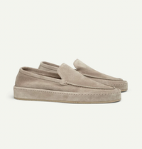Charles | Herren Klassische Sommer Wildleder Loafer - Beige