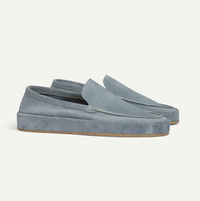 Charles | Herren Klassische Sommer Wildleder Loafer - Hellblau