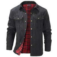 Lukas | Stylische Rover-Jacke für Herren Outdoor - SCHWARZ