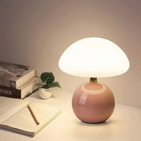 Blush Cloud Keramik-LED-Tischleuchte - Rosa