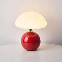 Blush Cloud Keramik-LED-Tischleuchte - Rot