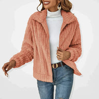 Isadora | Damen Langarm-Cardigan - Rosa