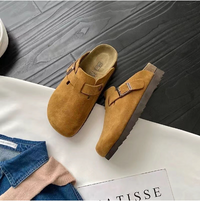Jack | Herren Lässig Slip-on Clog Sandalen - Braun
