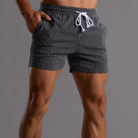 Superstretchige Trainingsshorts für Herren - Grau
