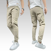 Leon | Stylishe Herren Stretch-Cargohose für Alltag - Beige