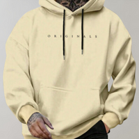 David | Herren Casual Kapuzenpullover - Gelb