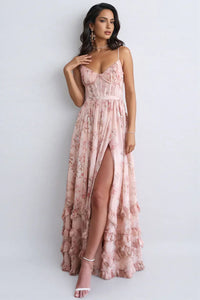 Savenora | Elegantes fließendes Sommerkleid - Rosa