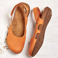 Damen Sandalen Nobel Orthopädisch Verstellbarem Riemen - Orange