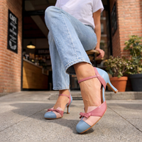 Hansika - Orthopädische Komfort Pumps Mit Absatz - Blau