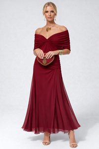 Manich – Fließendes Midikleid - Rot