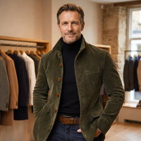 Livia | Stilvolle taillierte Herrenjacke elegant - Grün