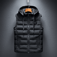 GRIFFINE – Ärmelose Outdoor-Jacke - Schwarz