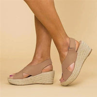 Amelie | Komfort Sandalen Damen Chic - Beige