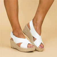 Amelie | Komfort Sandalen Damen Chic - Weiß