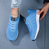 Bequeme Damensneaker mit atmungsaktivem Design - Hellblau