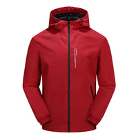 BERNHARD – Wasserdichte Outdoor-Jacke für den Herbst - Rot