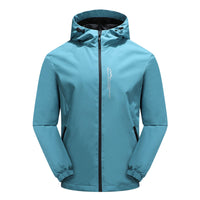 BERNHARD – Wasserdichte Outdoor-Jacke für den Herbst - Hellblau
