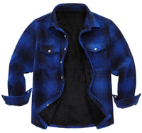 David | Stylische Holzfäller-Jacke Herren robust & warm - Dunkelblau