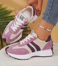 Emilia | Komfort Sneaker Damen modern elegant - Lila