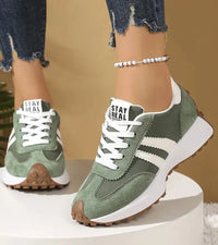 Emilia | Komfort Sneaker Damen modern elegant - Grün