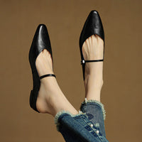 Damen Pantoletten im Slip-On-Stil - Schwarz
