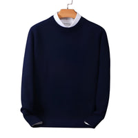 Daniel – Pullover mit Rundhalsausschnitt - Marineblau