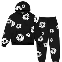 Niklas | Flower Tears Trainingsanzug - Schwarz