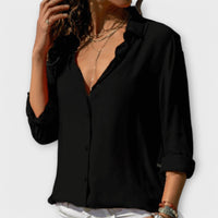 Clara | Exklusive Damenbluse Kollektion - Schwarz