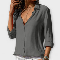 Clara | Exklusive Damenbluse Kollektion - Grau