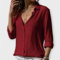 Clara | Exklusive Damenbluse Kollektion - Rot