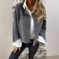Mia | Leichte Feine Strickjacke - Grau