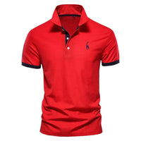 Brent - Herren-Casual-Poloshirt - Rot